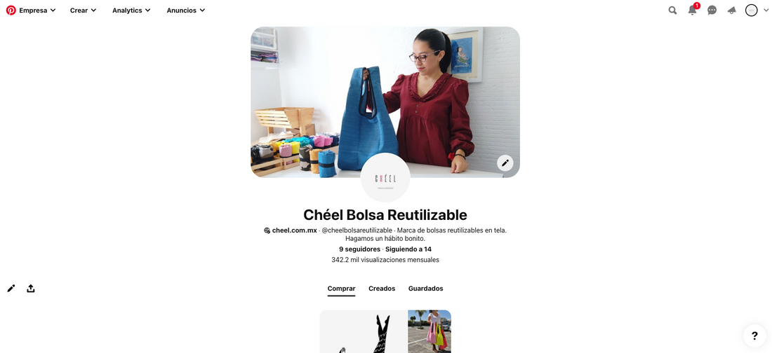 ¡Chéel en Pinterest!