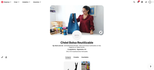 ¡Chéel en Pinterest!